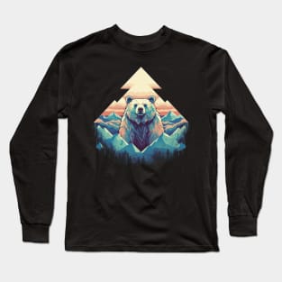 Abstract bear Long Sleeve T-Shirt